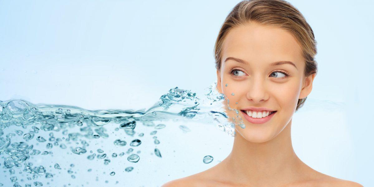 water face -blue background water face -blue background
